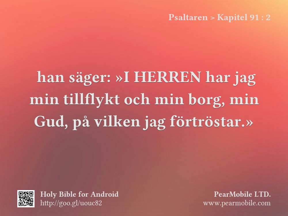 Psaltaren, Kapitel 91:2